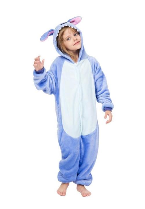 Combinaison Pyjama Fille Stitch Bleu