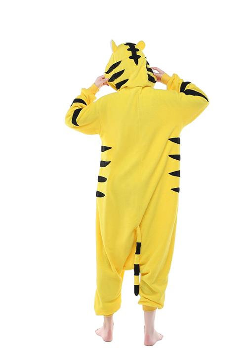 Combinaison Pyjama Femme Tigre Jaune