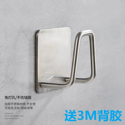 Kitchen Organizer Sponge Holder Soap Drying Rack Self Adhesive Sink Drain Racks Stainless Steel Sink Wall Storage Racks Hooks a