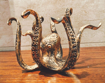 KrakenRust - Porte-Mug Inspiré de la Pieuvre en Fonte