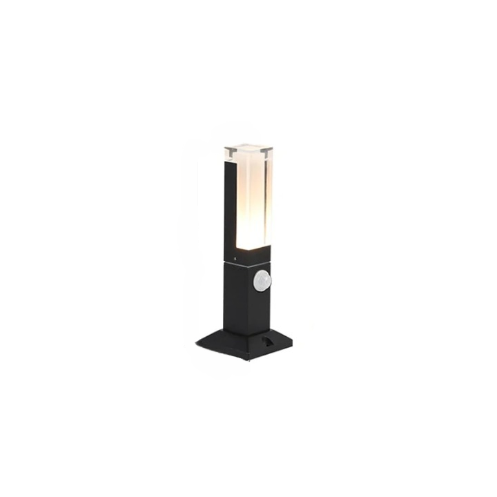 Lampadaire Extérieur LED Étanche avec Capteur de Mouvement