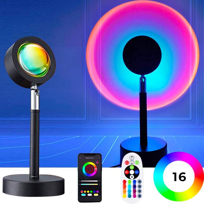 Lampe Coucher de Soleil 16 couleurs