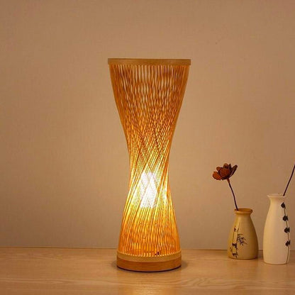 Lampe de chevet Bambou Tricoté