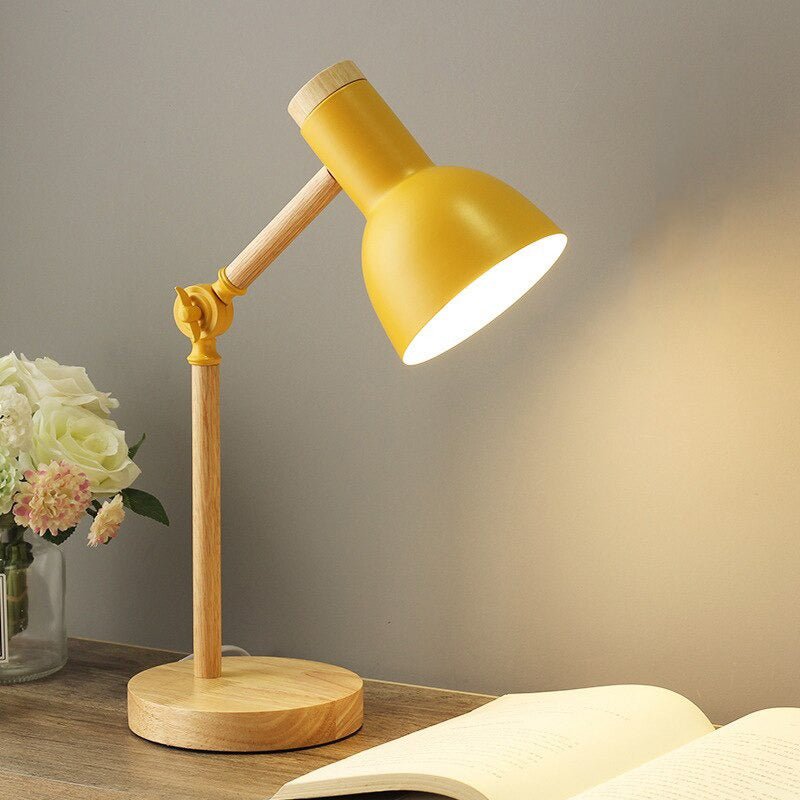 Lampe de chevet Bois Articulée  LampesDeChevet Jaune  