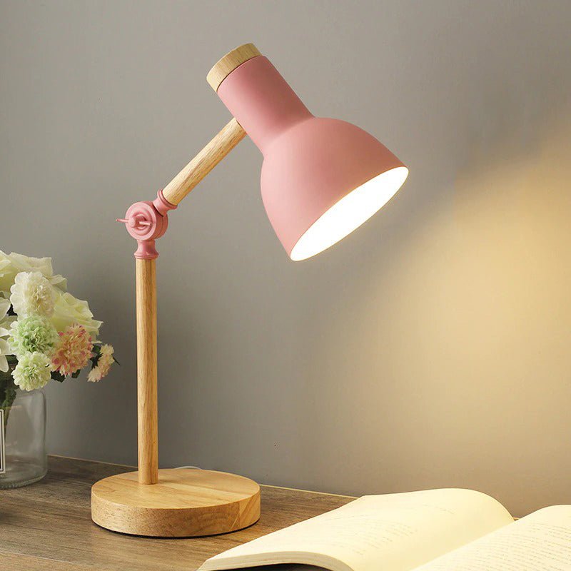Lampe de chevet Bois Articulée  LampesDeChevet Rose  