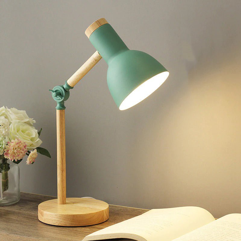 Lampe de chevet Bois Articulée  LampesDeChevet Vert  