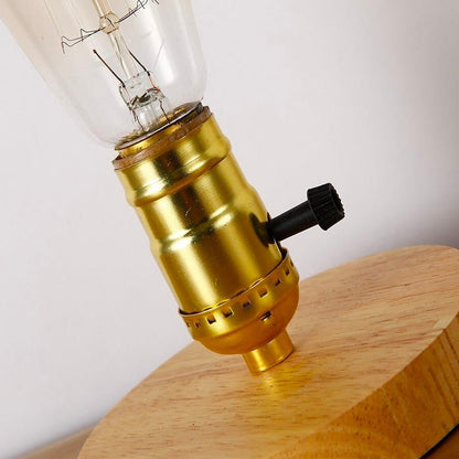 Lampe de chevet Bois Edison
