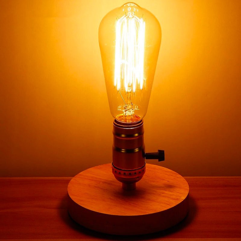 Lampe de chevet Bois Edison