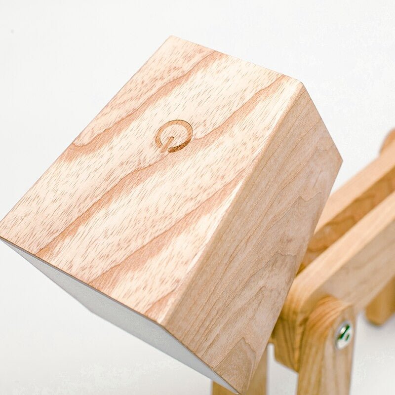 Lampe de chevet Bois en forme de Chien