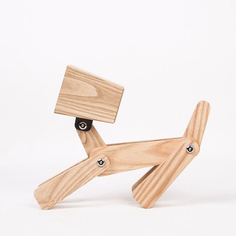 Lampe de chevet Bois en forme de Chien