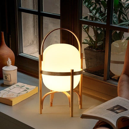 Lampe de chevet Bois Japonaise