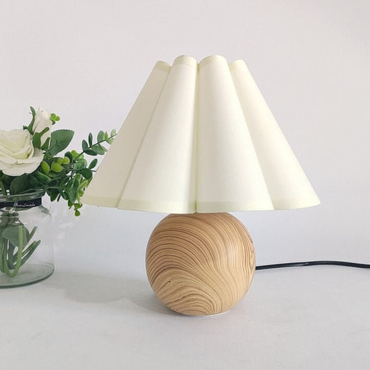 Lampe de chevet Bois Vintage  LampesDeChevet Blanc  
