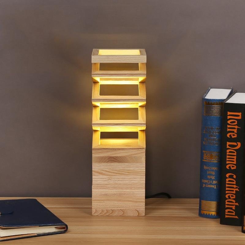 Lampe de chevet Bois Wooden