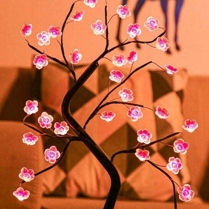 Lampe de chevet Bonzaï Fleuri