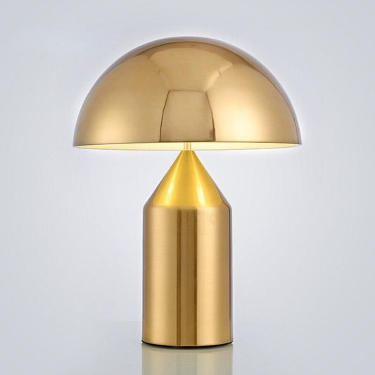Lampe de chevet Champignon Luxe  LampesDeChevet Dorée  