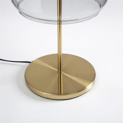 Lampe de chevet Design avec Abat-jour en Verre
