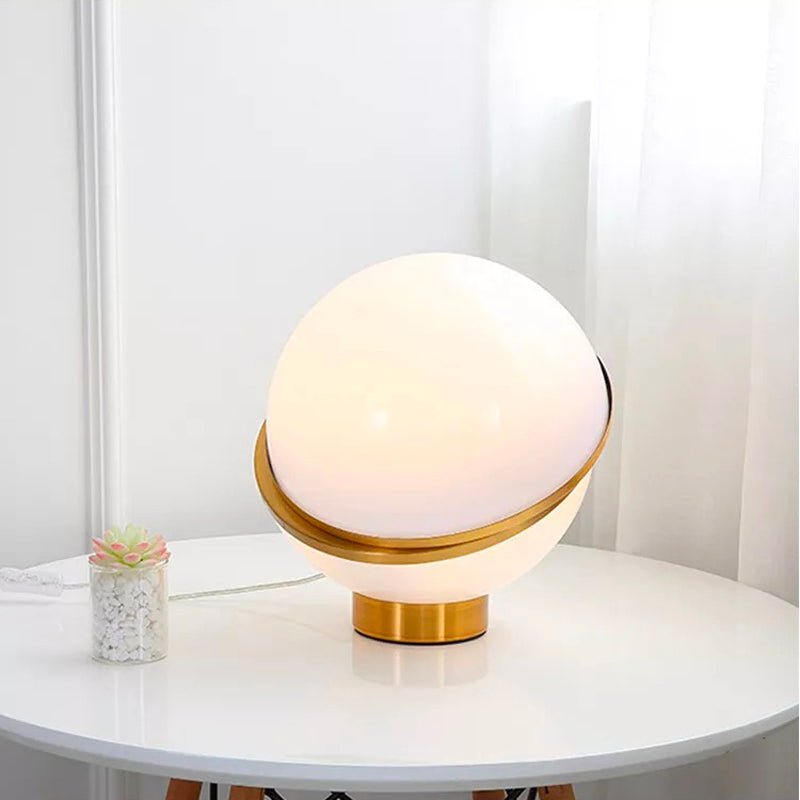 Lampe de chevet Design Boule Dorée
