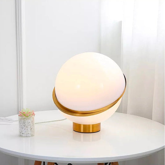 Lampe de chevet Design Boule Dorée