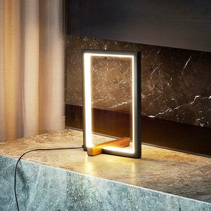Lampe de chevet Design LED Rectangulaire  LampesDeChevet Noir  