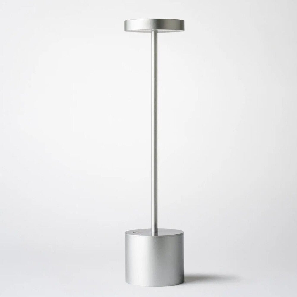 Lampe de chevet Design Rechargeable  LampesDeChevet Argentée  