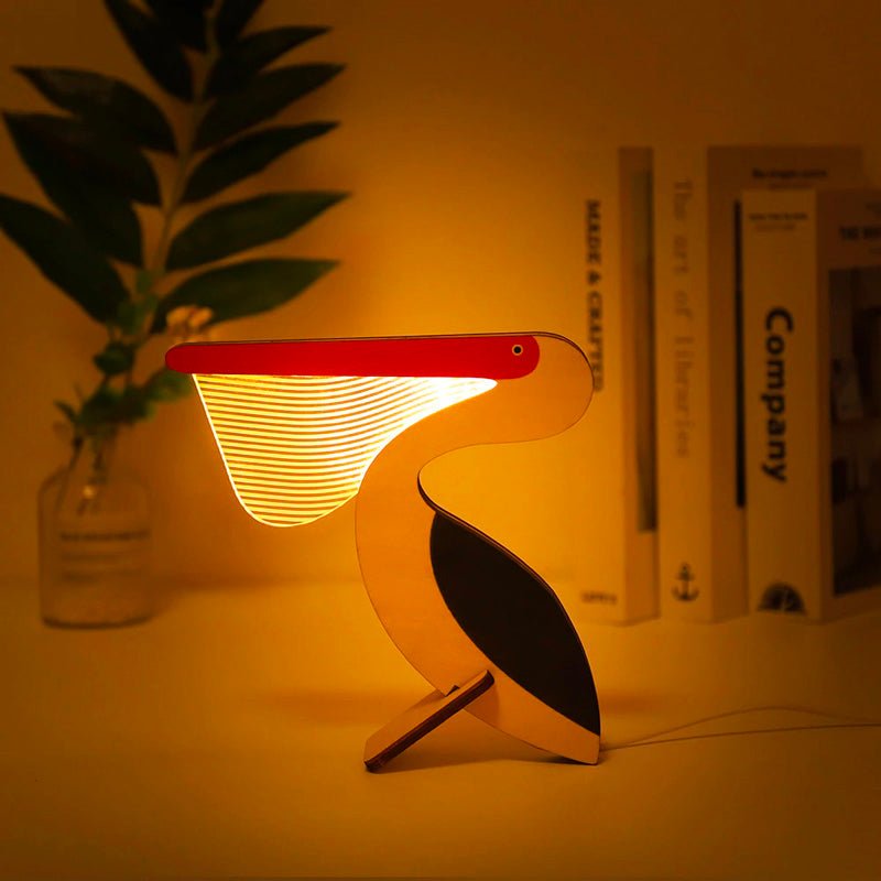 Lampe de chevet Enfant Animaux  LampesDeChevet Pélican  
