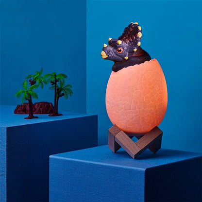 Lampe de chevet Enfant Dinosaure  LampesDeChevet Tricératops  