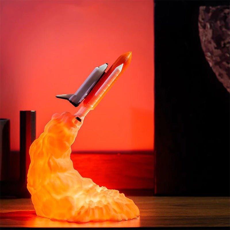 Lampe de chevet Enfant Fusée en décollage  LampesDeChevet Space Shuttle 2  