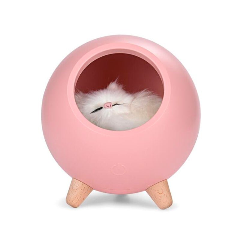 Lampe de chevet Enfant Sans Fil Chat  LampesDeChevet Rose  