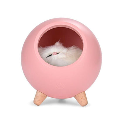 Lampe de chevet Enfant Sans Fil Chat  LampesDeChevet Rose  