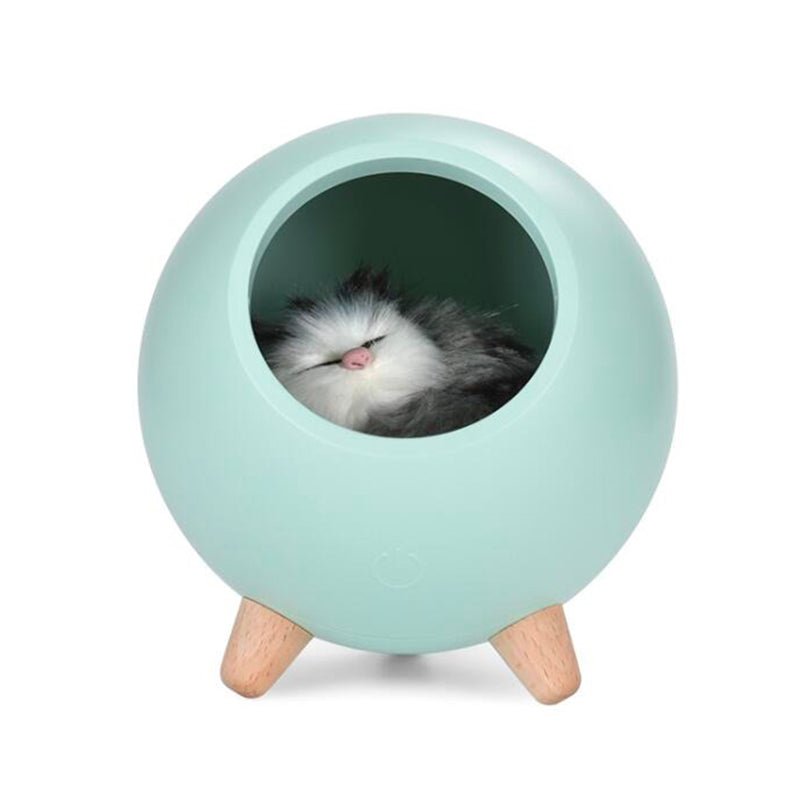 Lampe de chevet Enfant Sans Fil Chat  LampesDeChevet Vert  