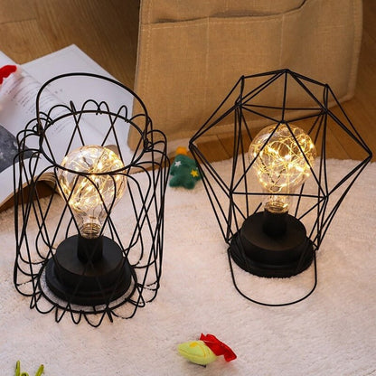 Lampe de chevet Industrielle à Piles