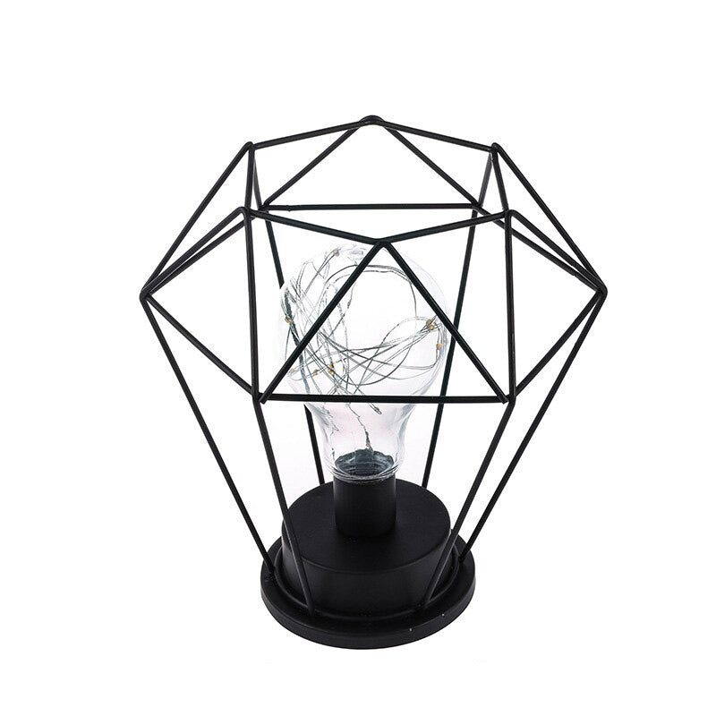 Lampe de chevet Industrielle à Piles  LampesDeChevet Diamant  