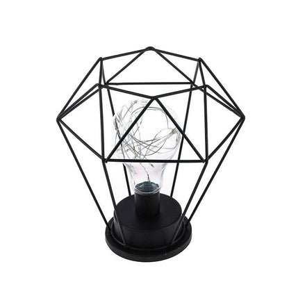 Lampe de chevet Industrielle à Piles  LampesDeChevet Diamant  