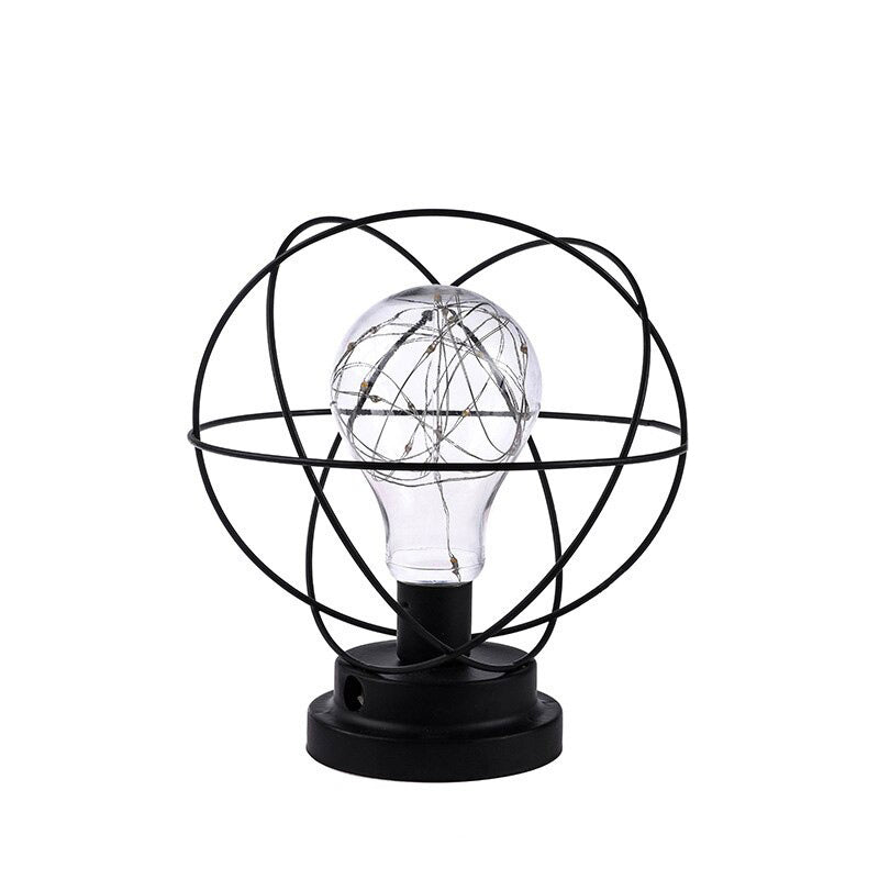 Lampe de chevet Industrielle à Piles  LampesDeChevet Ronde  