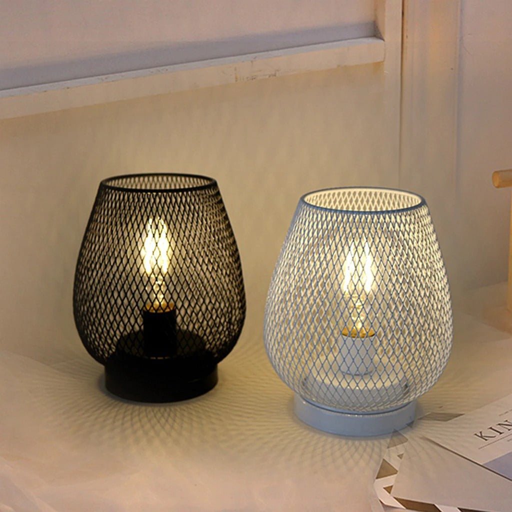 Lampe de chevet Industrielle Cage