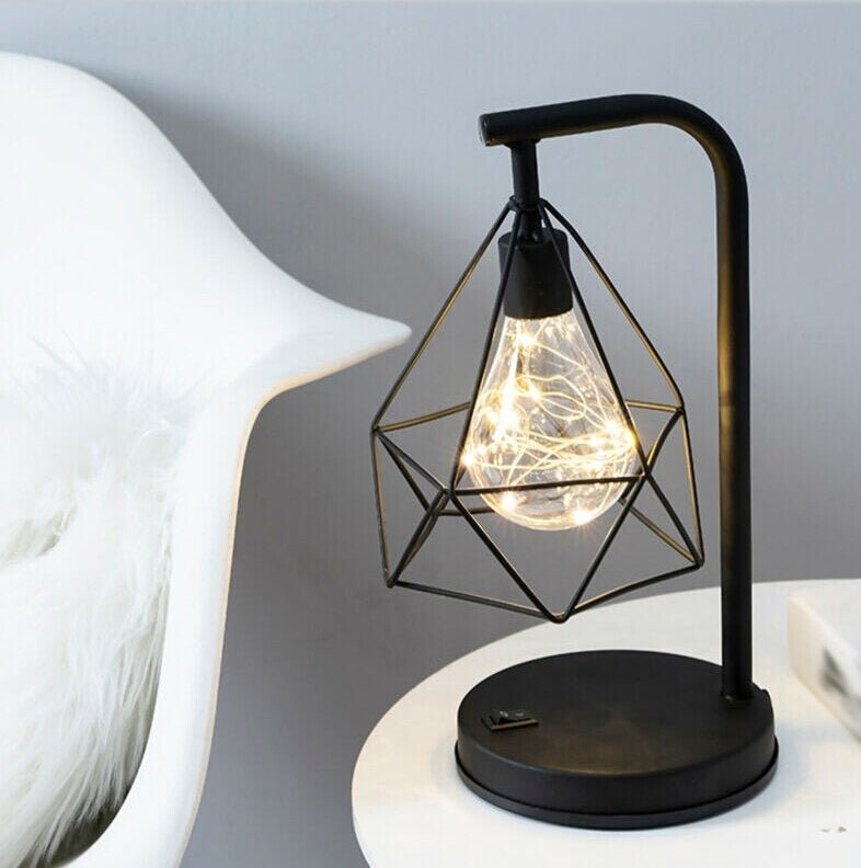 Lampe de chevet Industrielle Sans fil  LampesDeChevet Jaune  