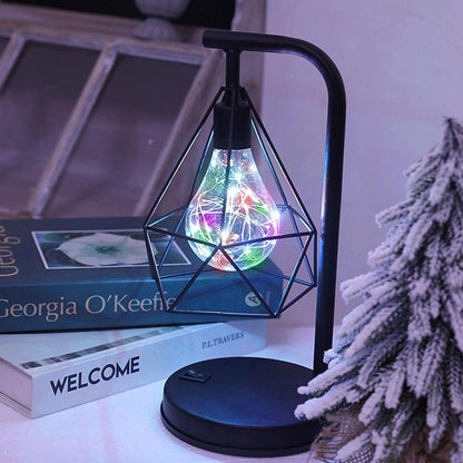 Lampe de chevet Industrielle Sans fil  LampesDeChevet Multicolor  