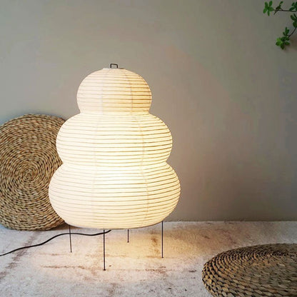 Lampe de chevet Japonaise en Papier Akari Style Yong