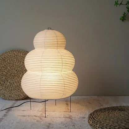 Lampe de chevet Japonaise en Papier Design - lampechevetdesign.com