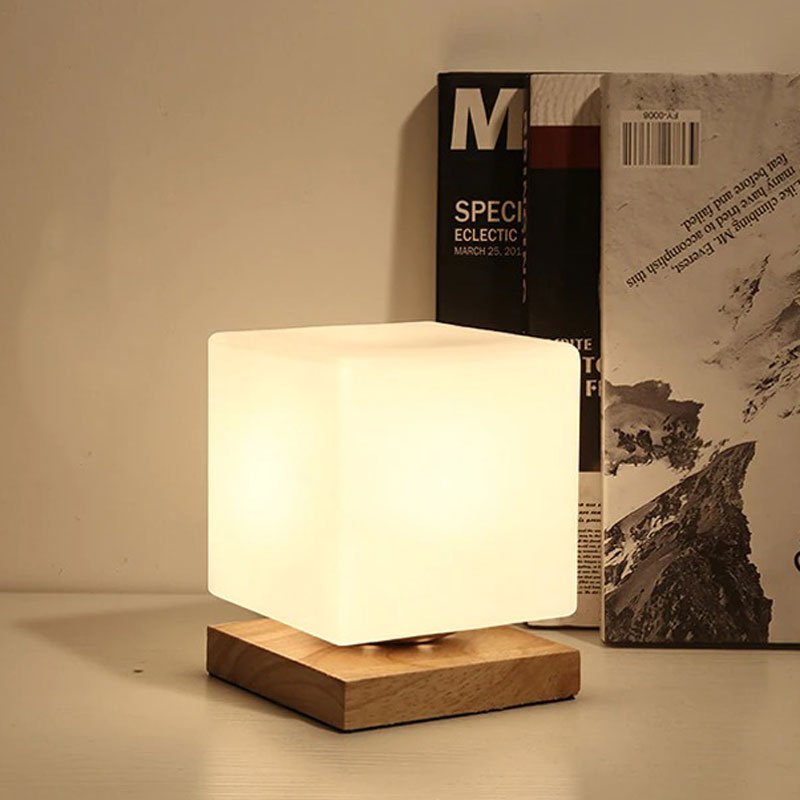 Lampe de chevet LED Carrée