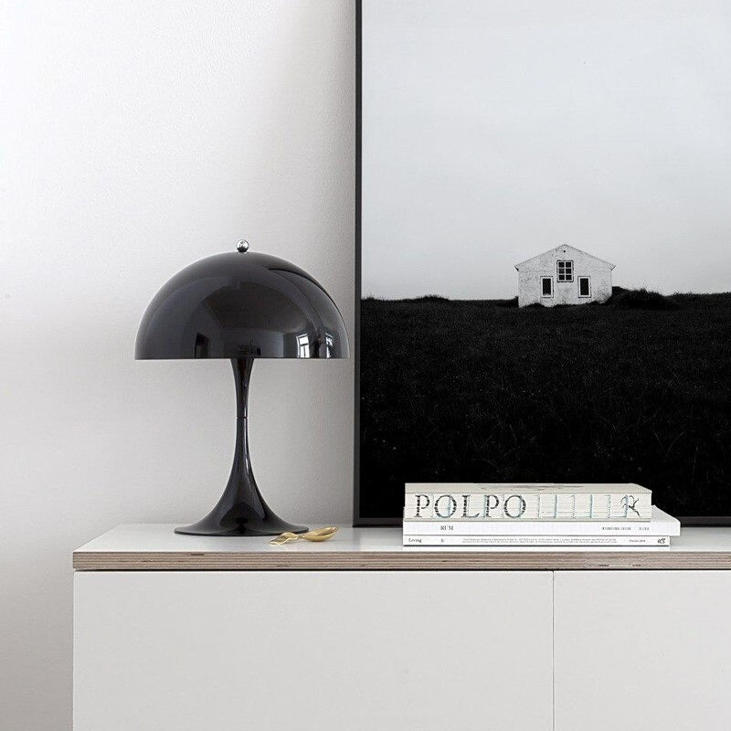 Lampe de chevet Moderne en forme de Champignon  LampesDeChevet Noir  