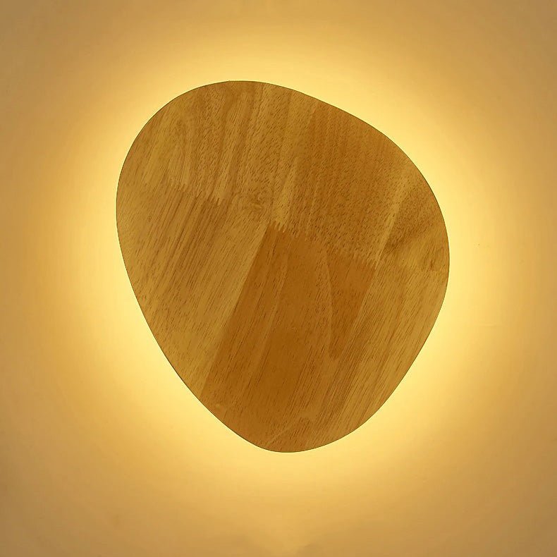 Lampe de chevet Murale Bois Circulaire  LampesDeChevet Ovale  