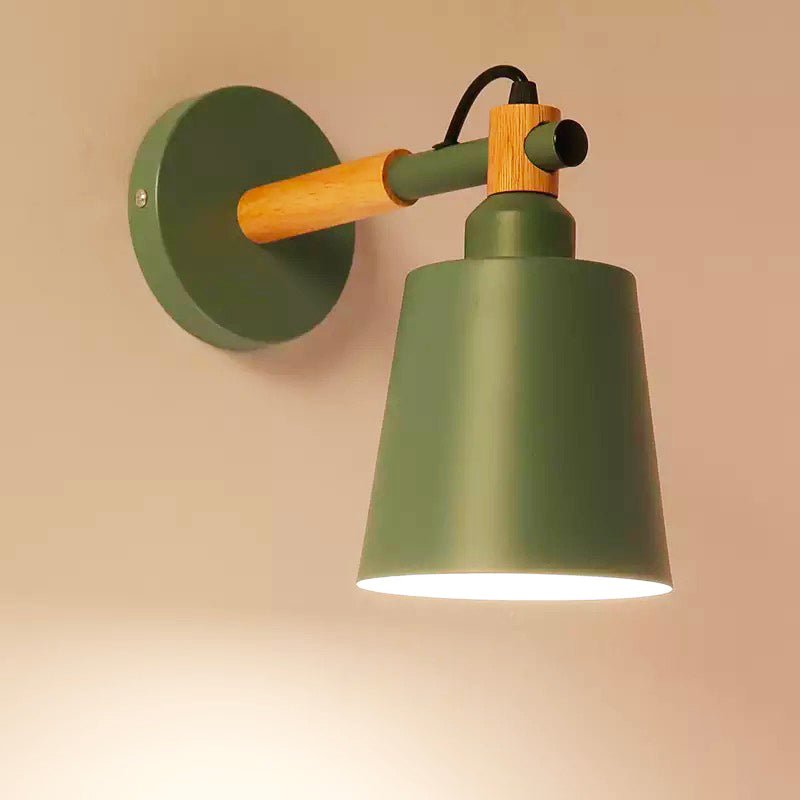 Lampe de chevet Murale Bois Nordique  LampesDeChevet Vert  