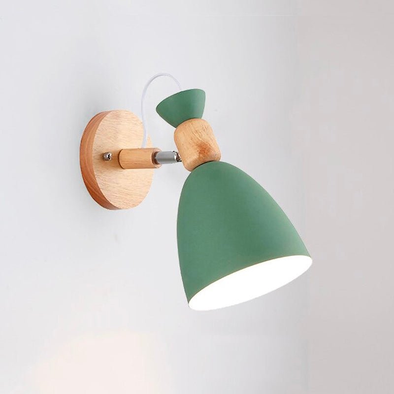 Lampe de chevet Murale Bois Scandinave  LampesDeChevet Vert  