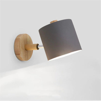 Lampe de chevet Murale Bois Style Scandinave  LampesDeChevet Gris  