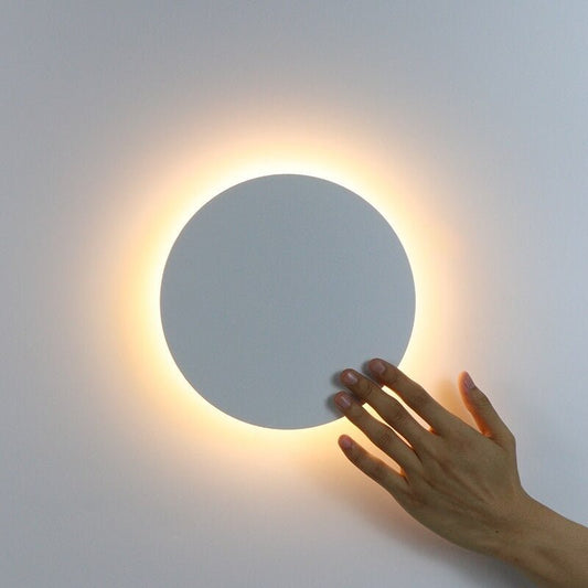 Lampe de chevet Murale Circulaire  LampesDeChevet Blanc 20cm 