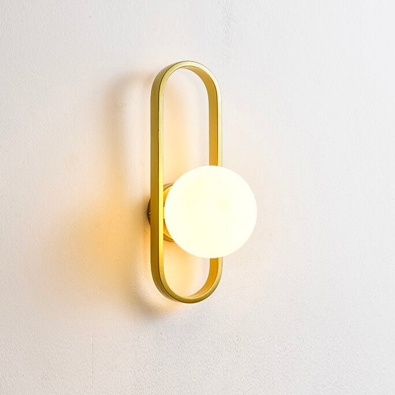 Lampe de chevet Murale Design Circulaire  LampesDeChevet Dorée  