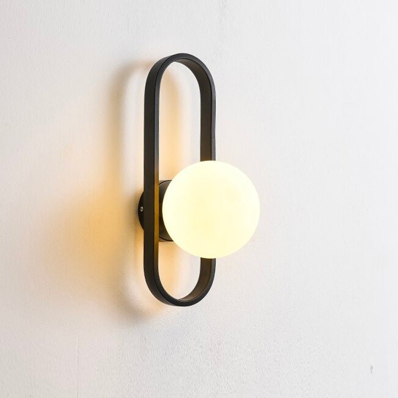 Lampe de chevet Murale Design Circulaire  LampesDeChevet Noir  