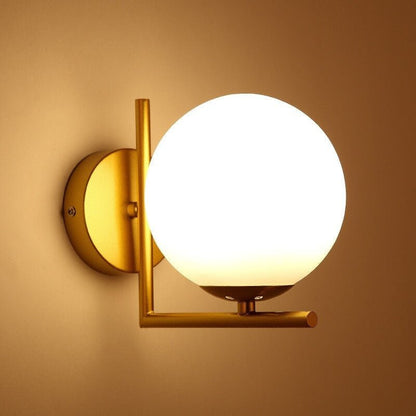 Lampe de chevet Murale Design Lune  LampesDeChevet Dorée  