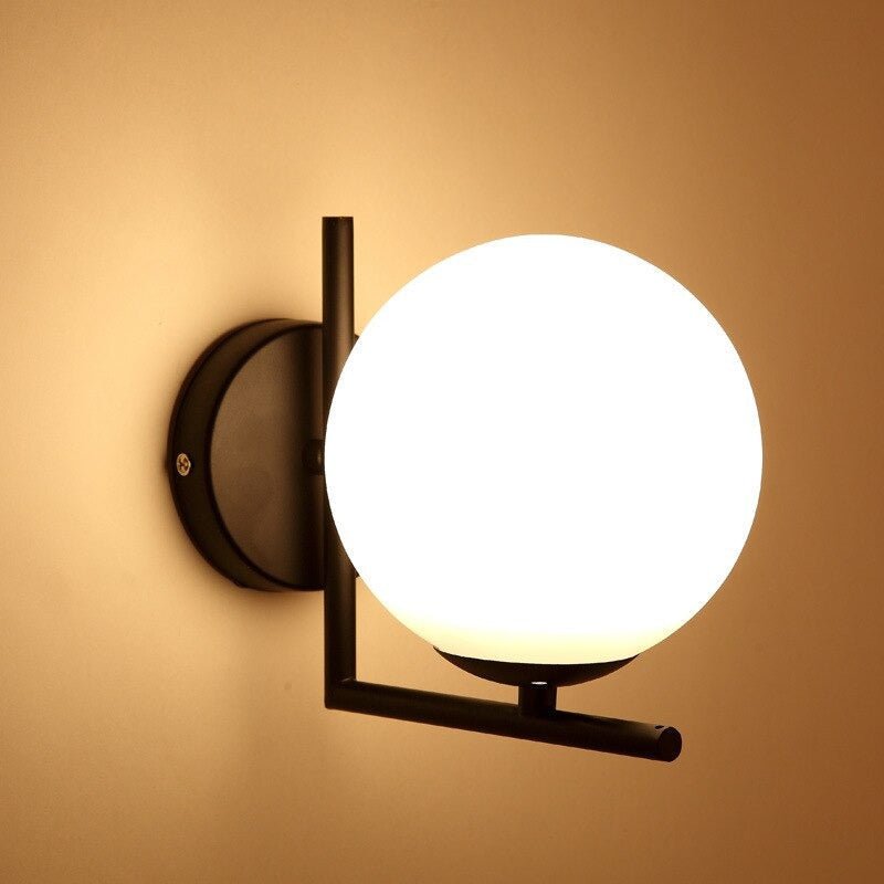 Lampe de chevet Murale Design Lune  LampesDeChevet Noir  